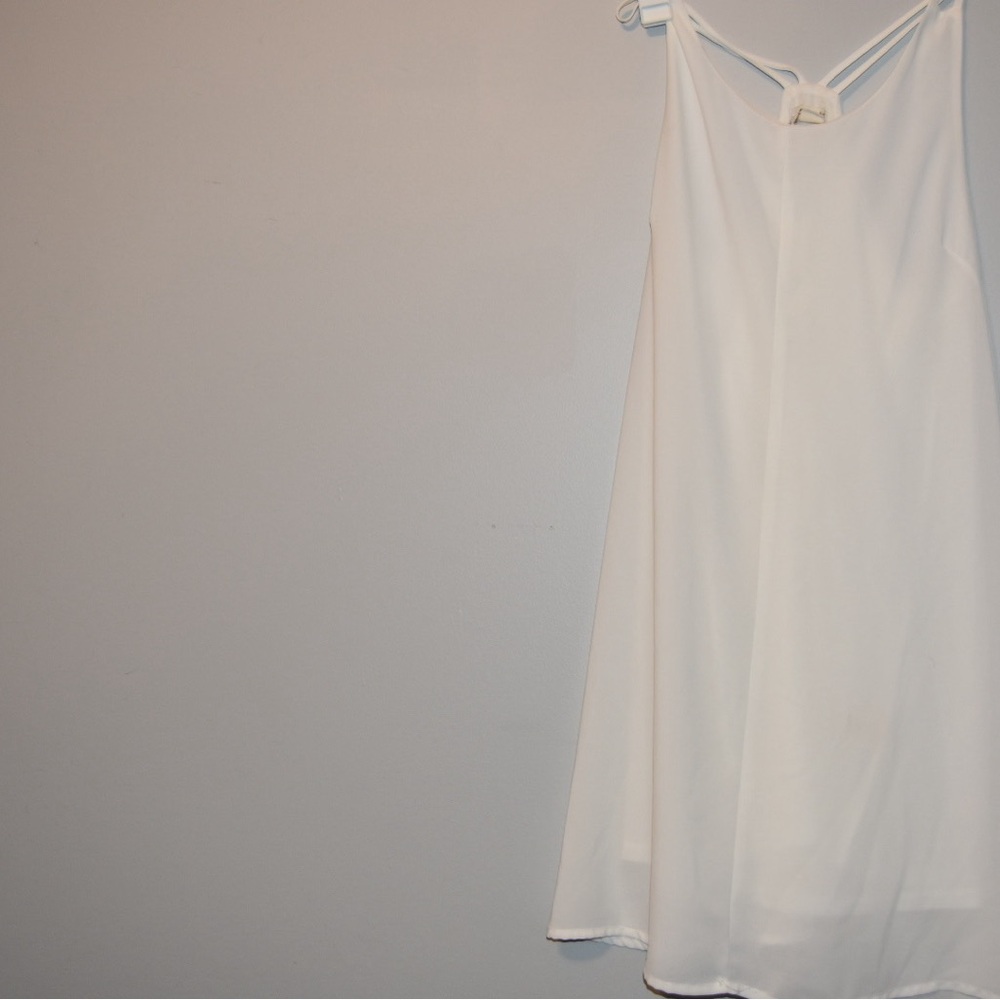 Love Riche Ivory Strappy Dress